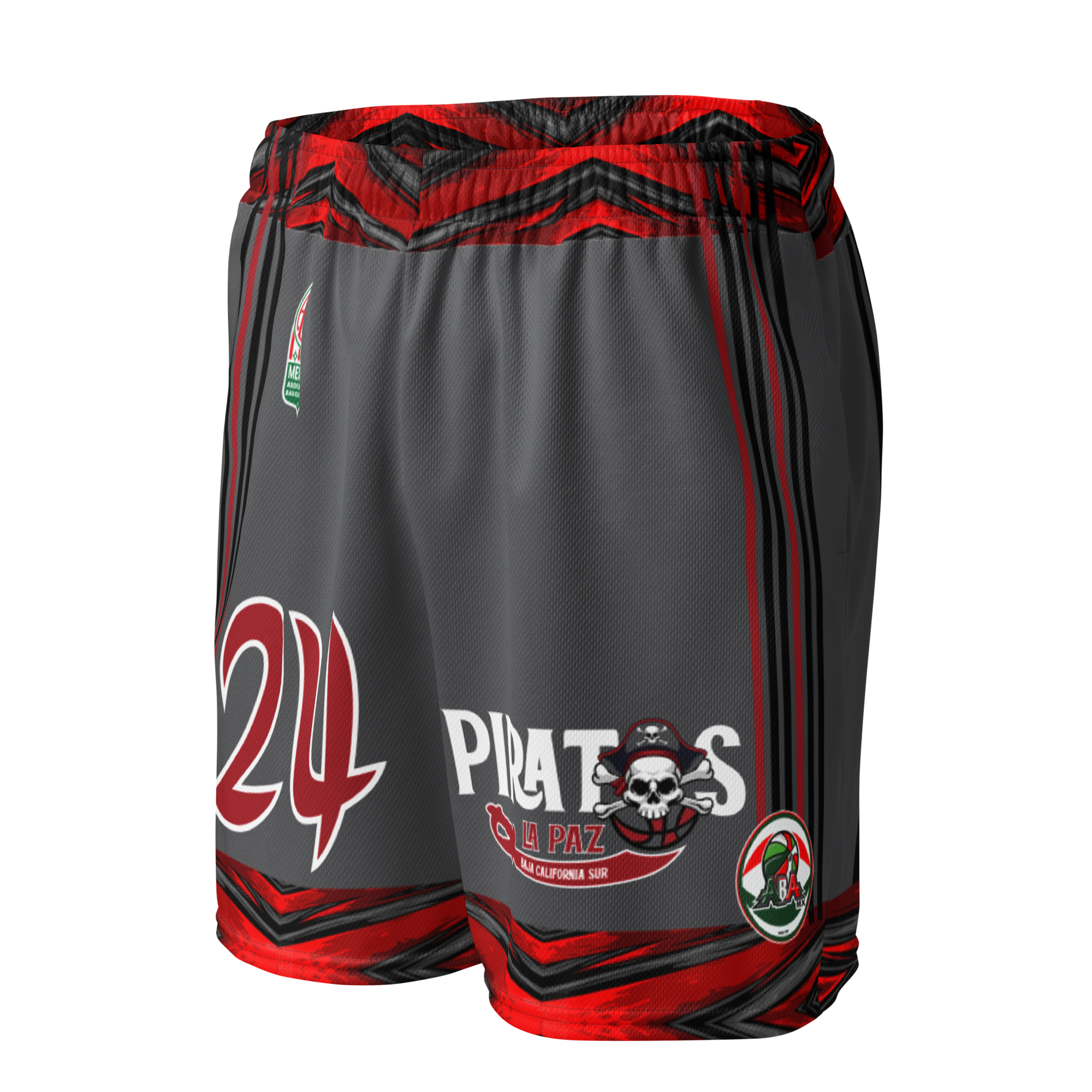 abamx Store The La Paz Piratas Basketball Team's White Home Jersey XL