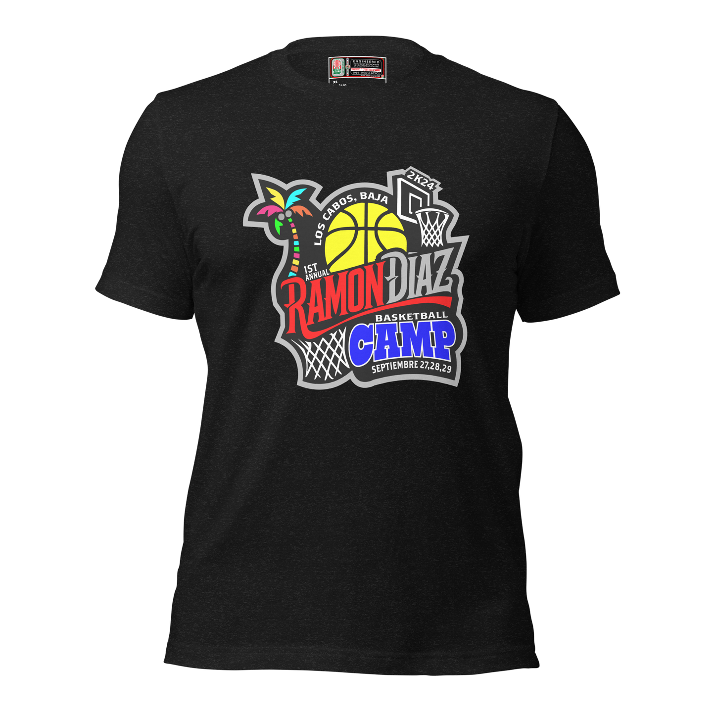 RAMON DIAZ BASKETBALL CAMP T-SHIRT 2K24 LOS CABOS