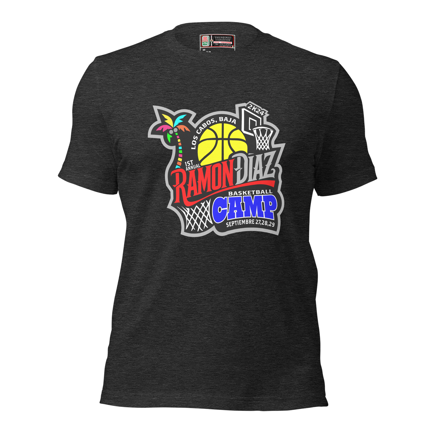 RAMON DIAZ BASKETBALL CAMP T-SHIRT 2K24 LOS CABOS