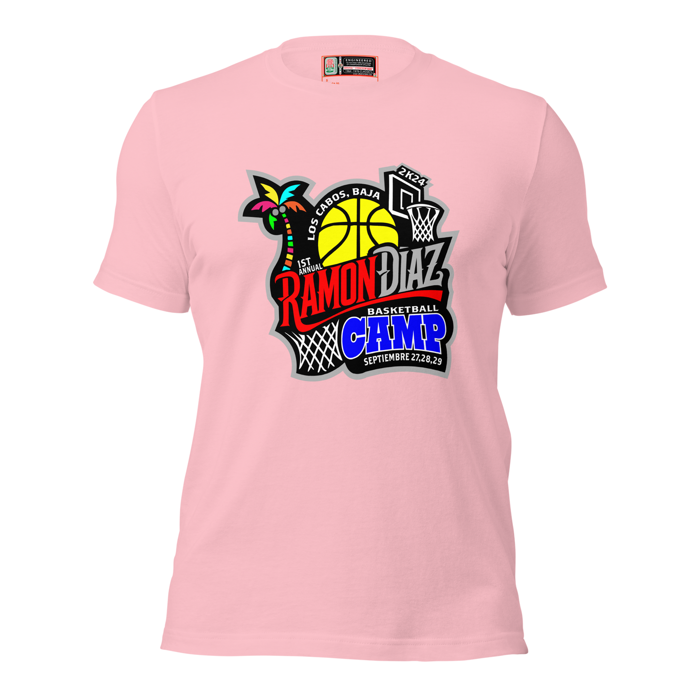 RAMON DIAZ BASKETBALL CAMP T-SHIRT 2K24 LOS CABOS