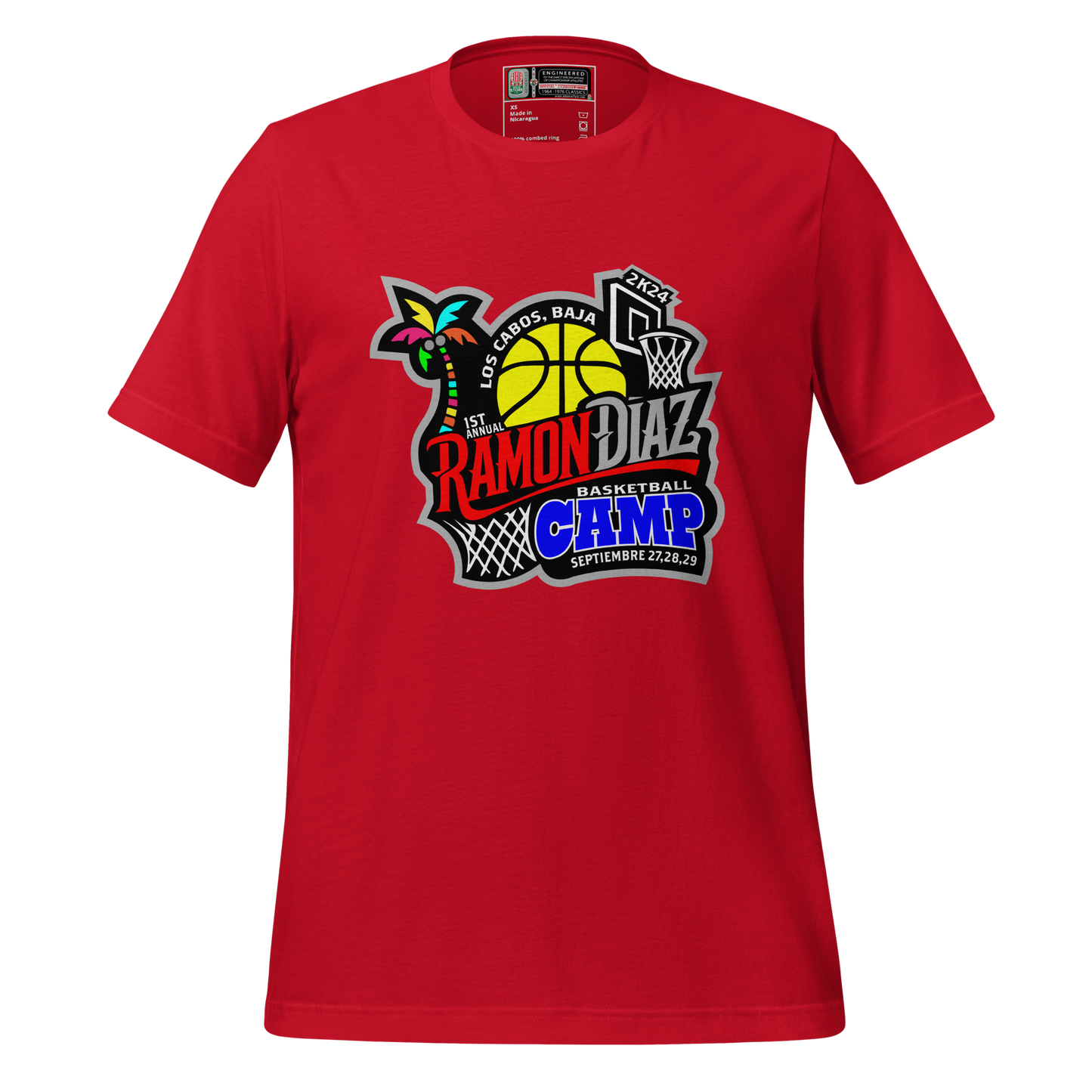 RAMON DIAZ BASKETBALL CAMP T-SHIRT 2K24 LOS CABOS