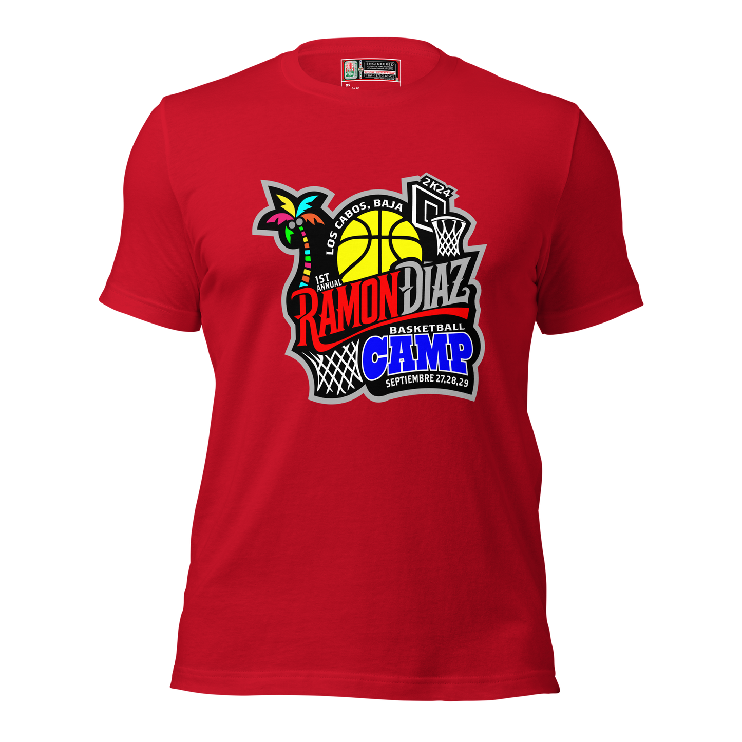 RAMON DIAZ BASKETBALL CAMP T-SHIRT 2K24 LOS CABOS