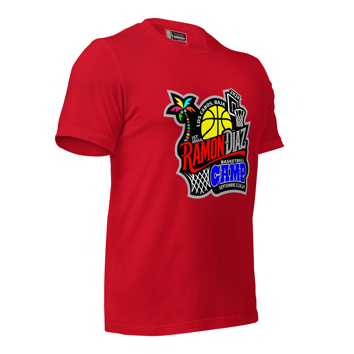 RAMON DIAZ BASKETBALL CAMP T-SHIRT 2K24 LOS CABOS