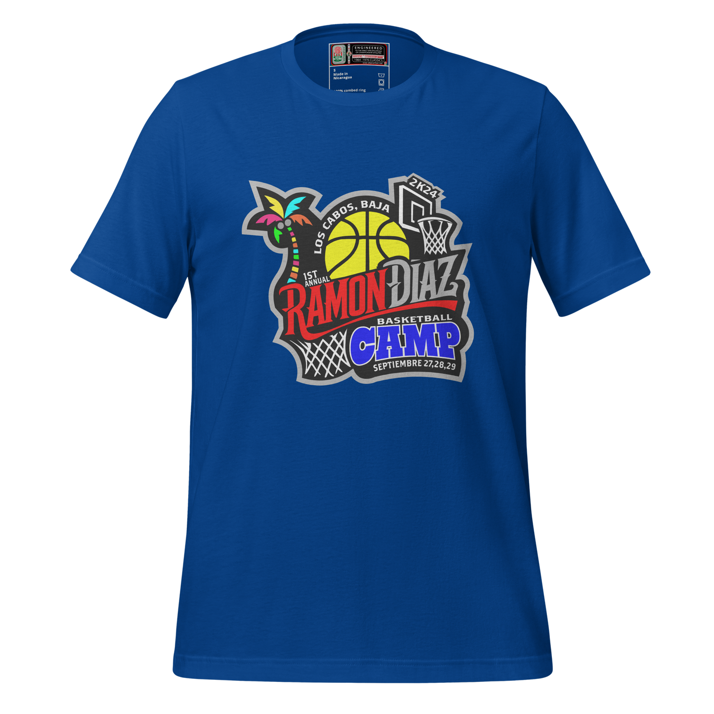 RAMON DIAZ BASKETBALL CAMP T-SHIRT 2K24 LOS CABOS