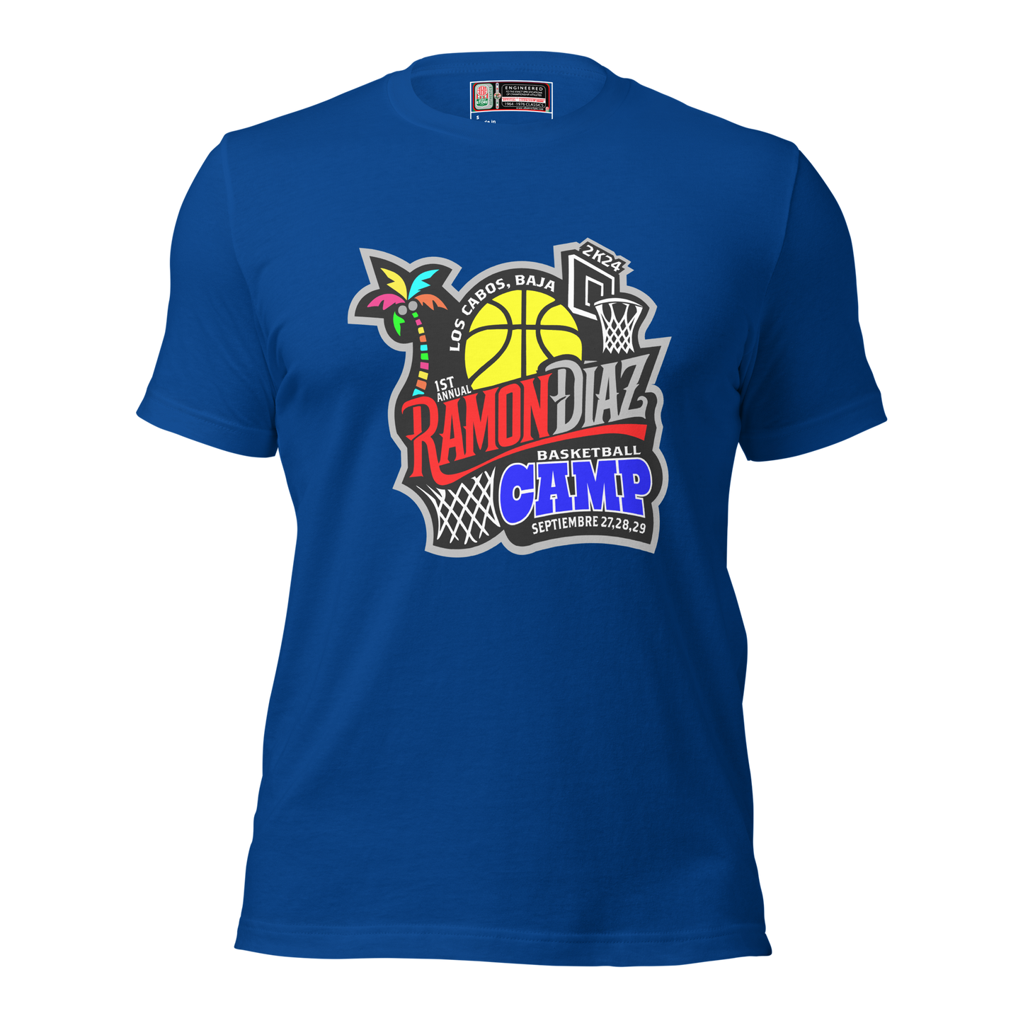 RAMON DIAZ BASKETBALL CAMP T-SHIRT 2K24 LOS CABOS