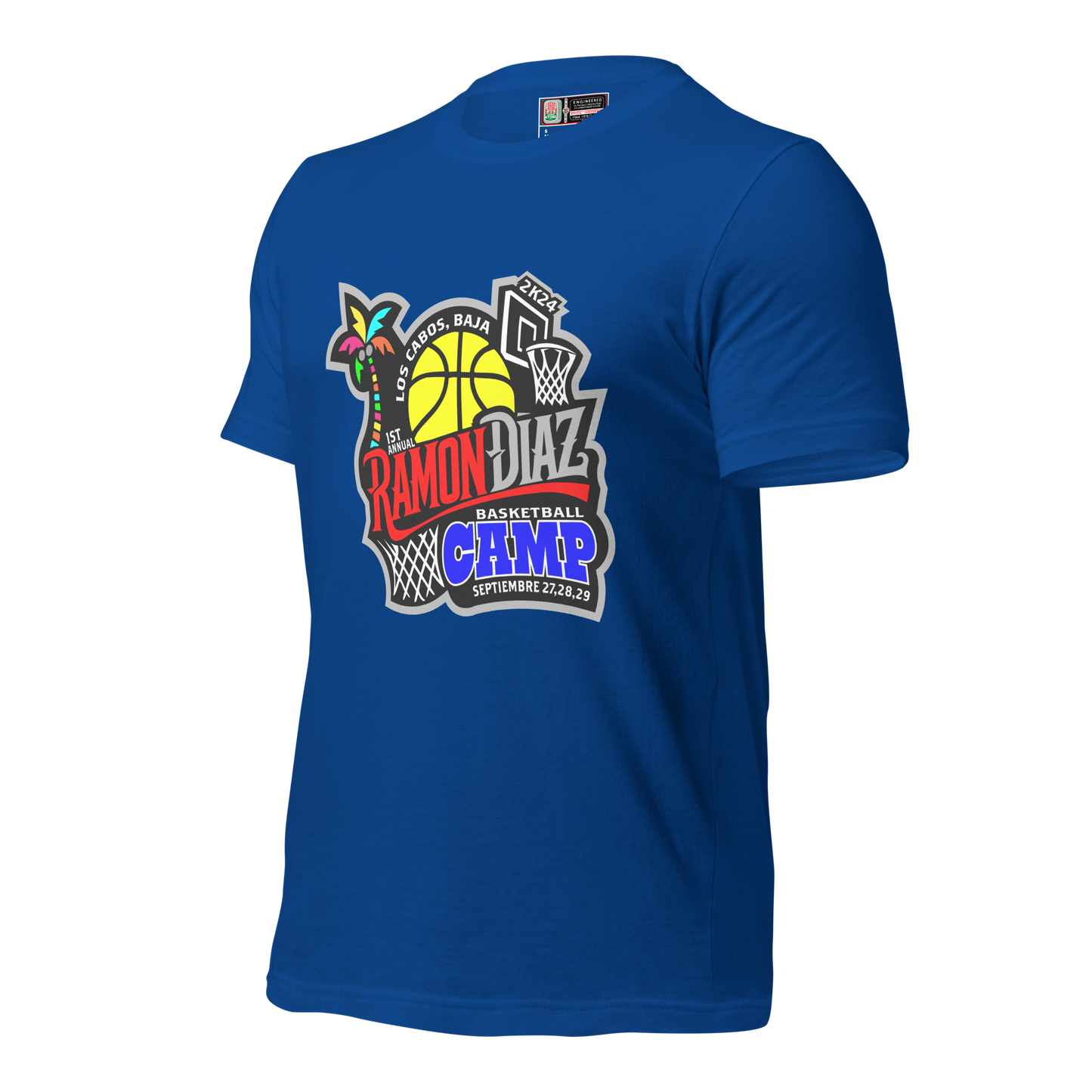 RAMON DIAZ BASKETBALL CAMP T-SHIRT 2K24 LOS CABOS