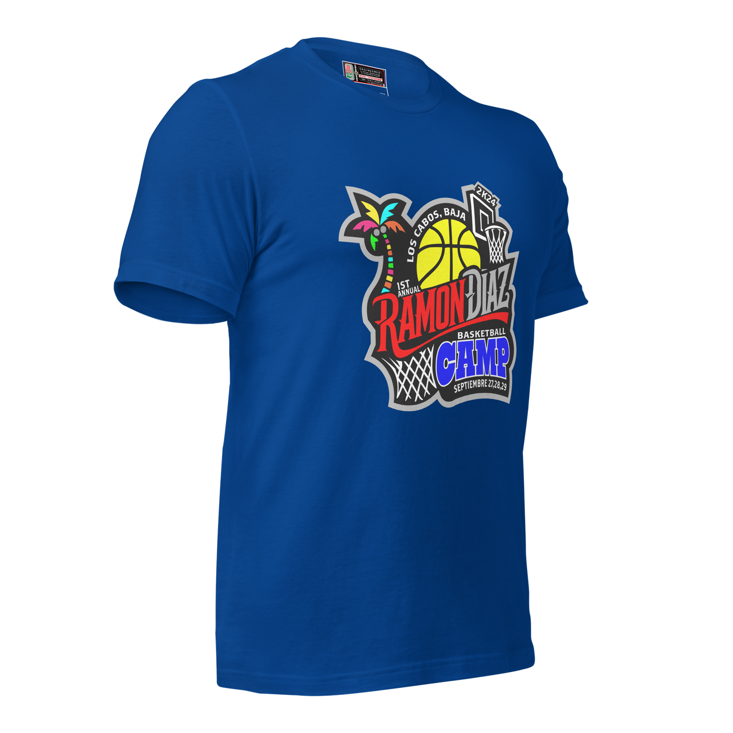 RAMON DIAZ BASKETBALL CAMP T-SHIRT 2K24 LOS CABOS