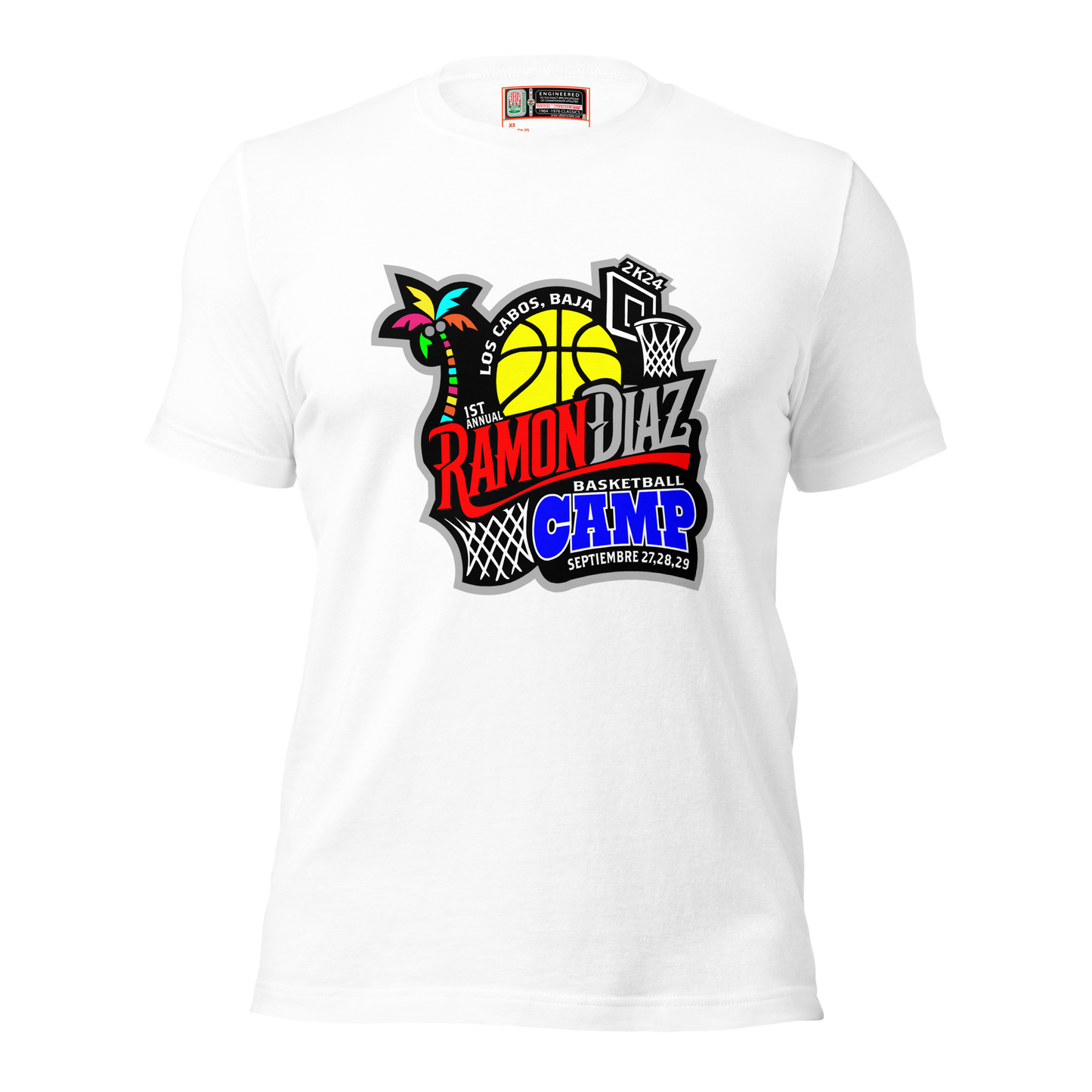 RAMON DIAZ BASKETBALL CAMP T-SHIRT 2K24 LOS CABOS