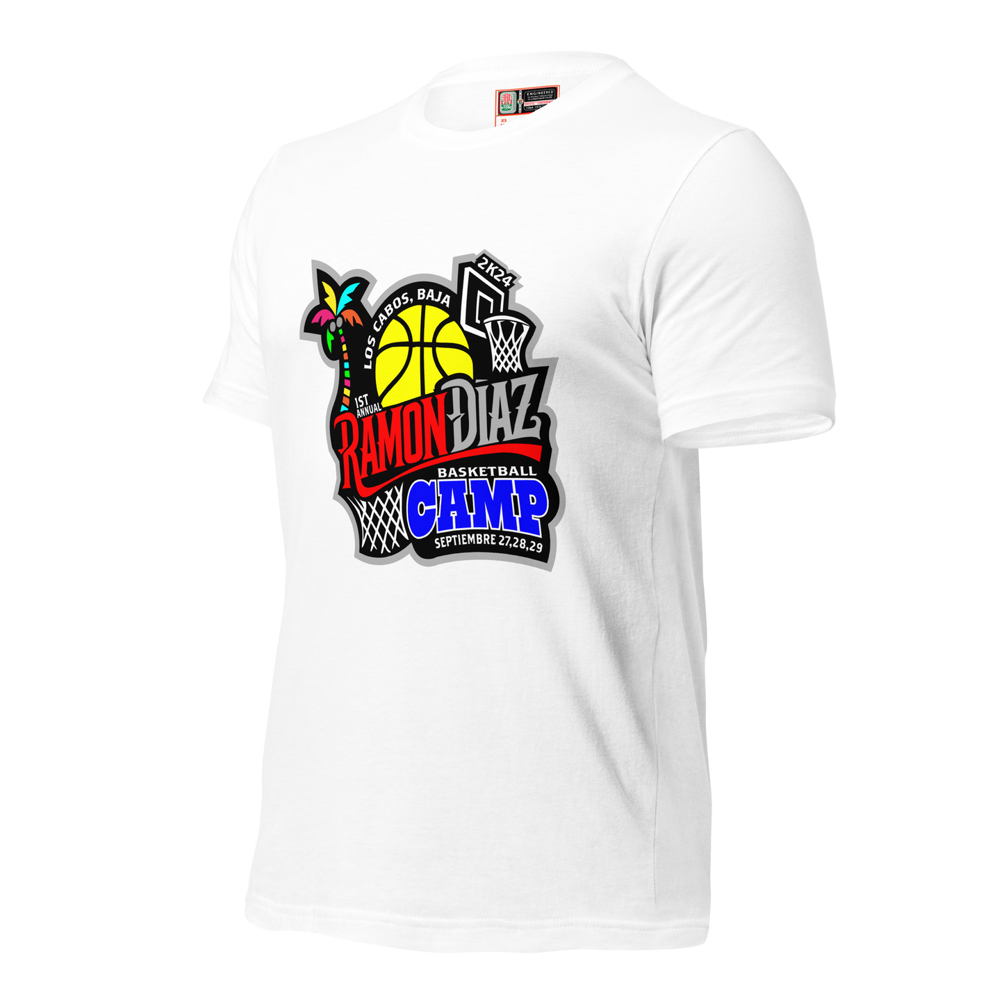 RAMON DIAZ BASKETBALL CAMP T-SHIRT 2K24 LOS CABOS