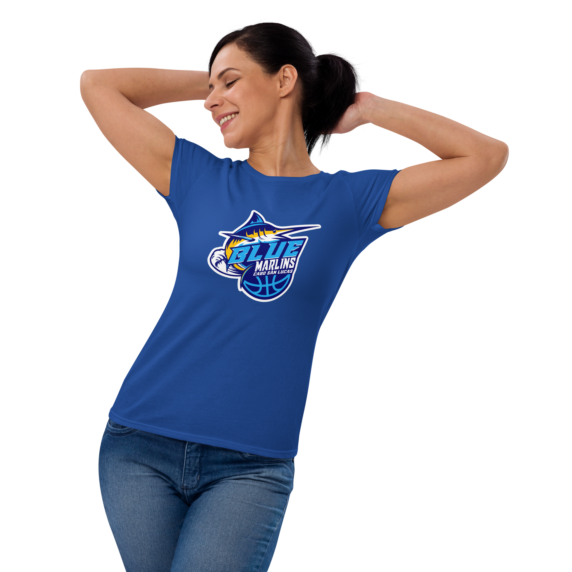 BLUE MARLINS Women's short sleeve t-shirt – abamx store